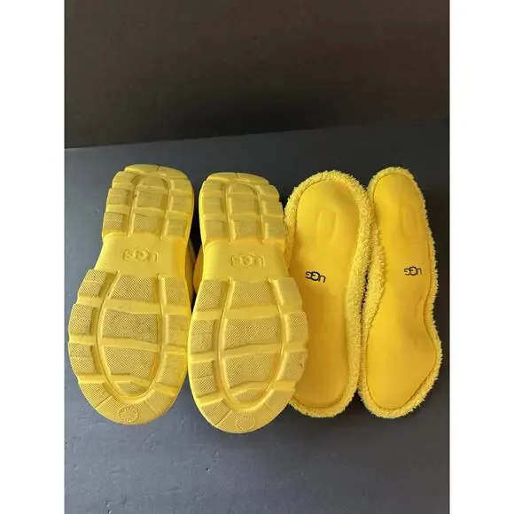 Ugg Womens Tasman X Canary Yellow Shoes Rain Boots Waterproof Removable Insole 7 - Picture 9 of 13